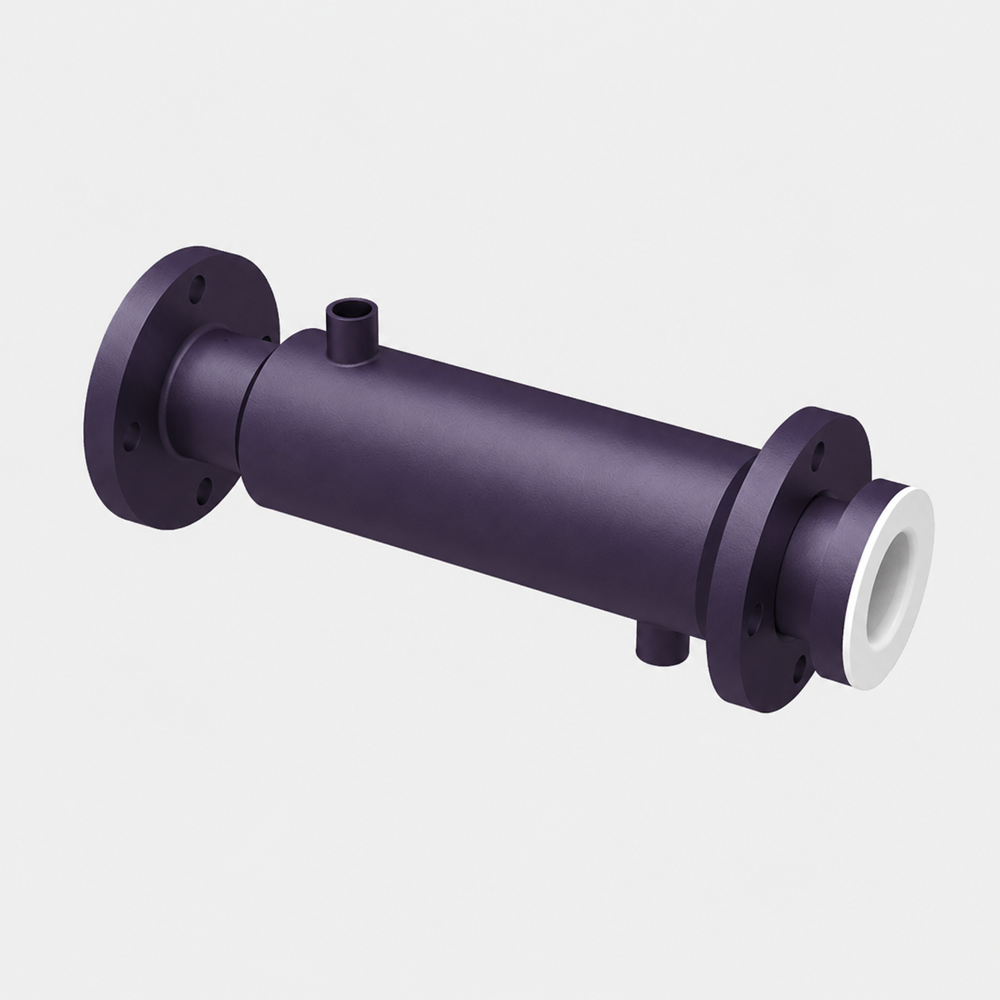 Ptfe Lined Jacketed Spool Pipe - Material: Pvc