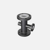 Ptfe Lined Unequal Tee - Port Size: Customized