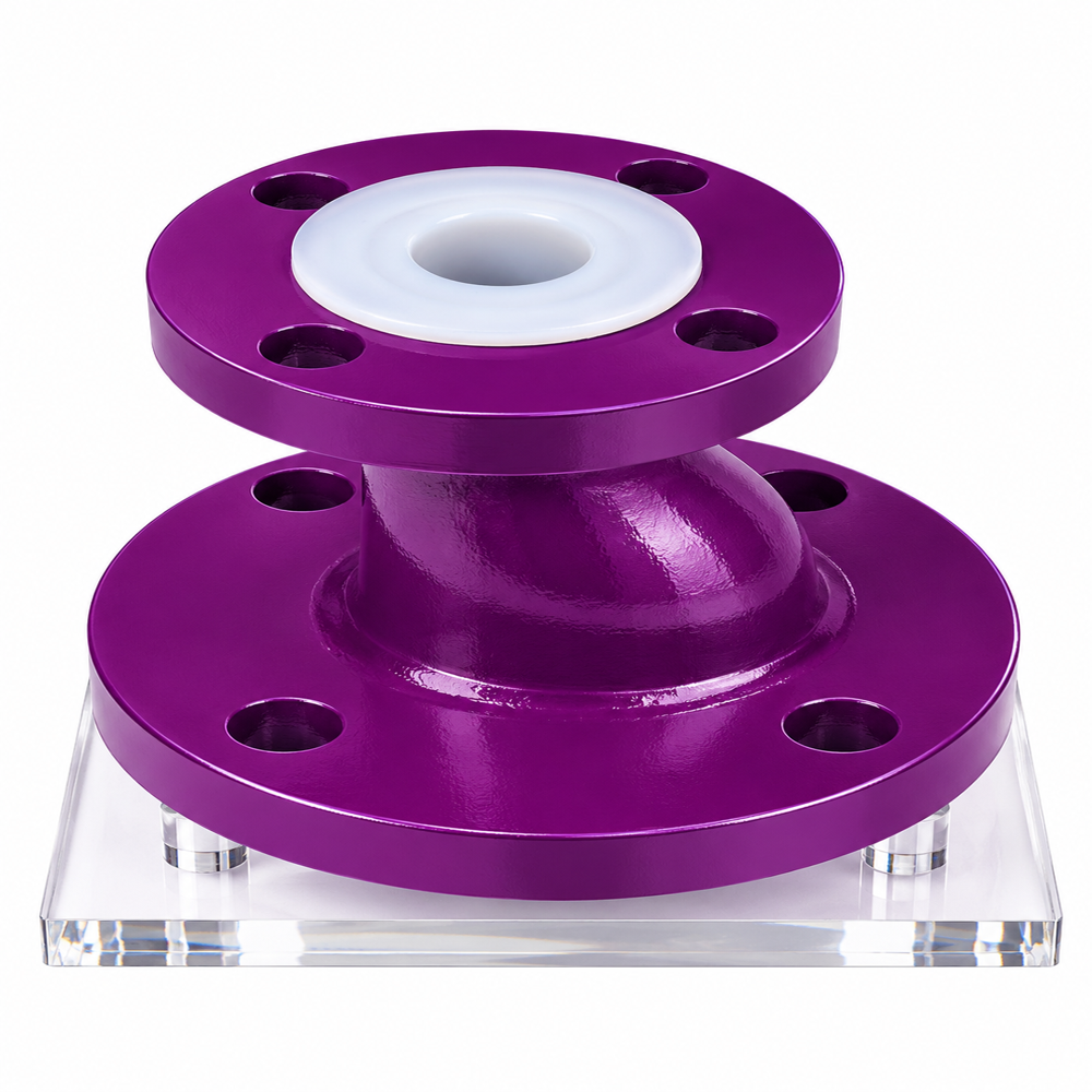 Ptfe Lined Eccentric Reducer - Port Size: Customized
