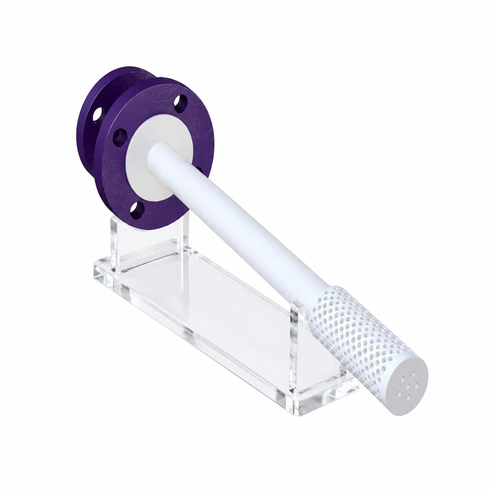 Ptfe Lined Dip Pipe With Sparger - Port Size: Customized