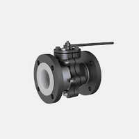 Ptfe Lined Ball Valve - Finish: Polished