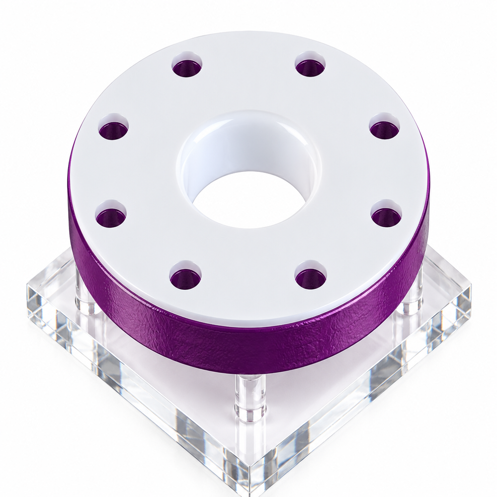 Ptfe Lined Full Face Adapter Flange - Shape: Round