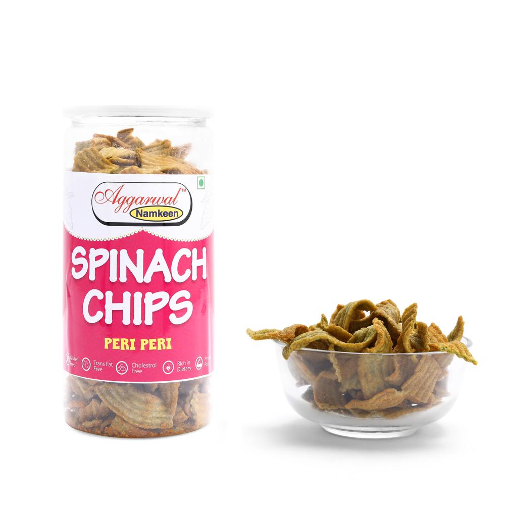 Palak Peri Peri Chips - Feature: No Artificial Colors Or Flavors