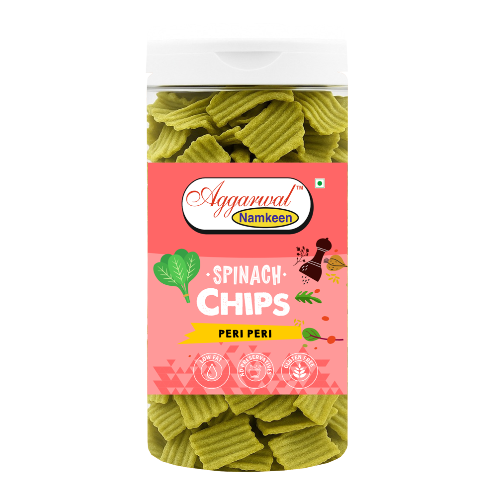 Spinach Peri Peri Chips - Feature: No Artificial Colors Or Flavors