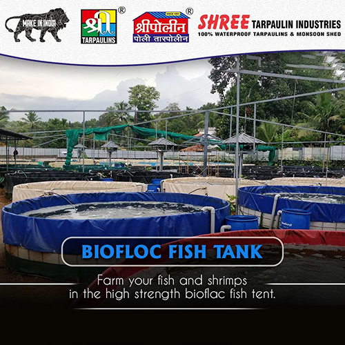 Biofloc Fish Tank - Color: Blue