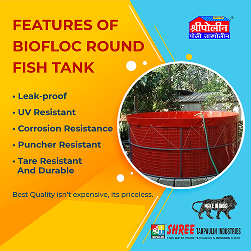 Biofloc Fish Tank - Color: Blue