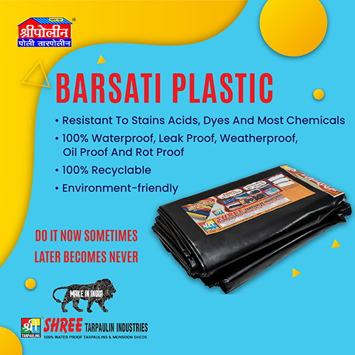 Black Waterproof Plastic