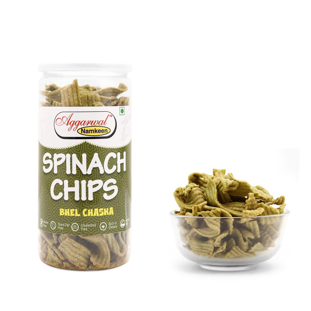 Palak Bhel Chaska  Chips - Feature: No Artificial Colors Or Flavors