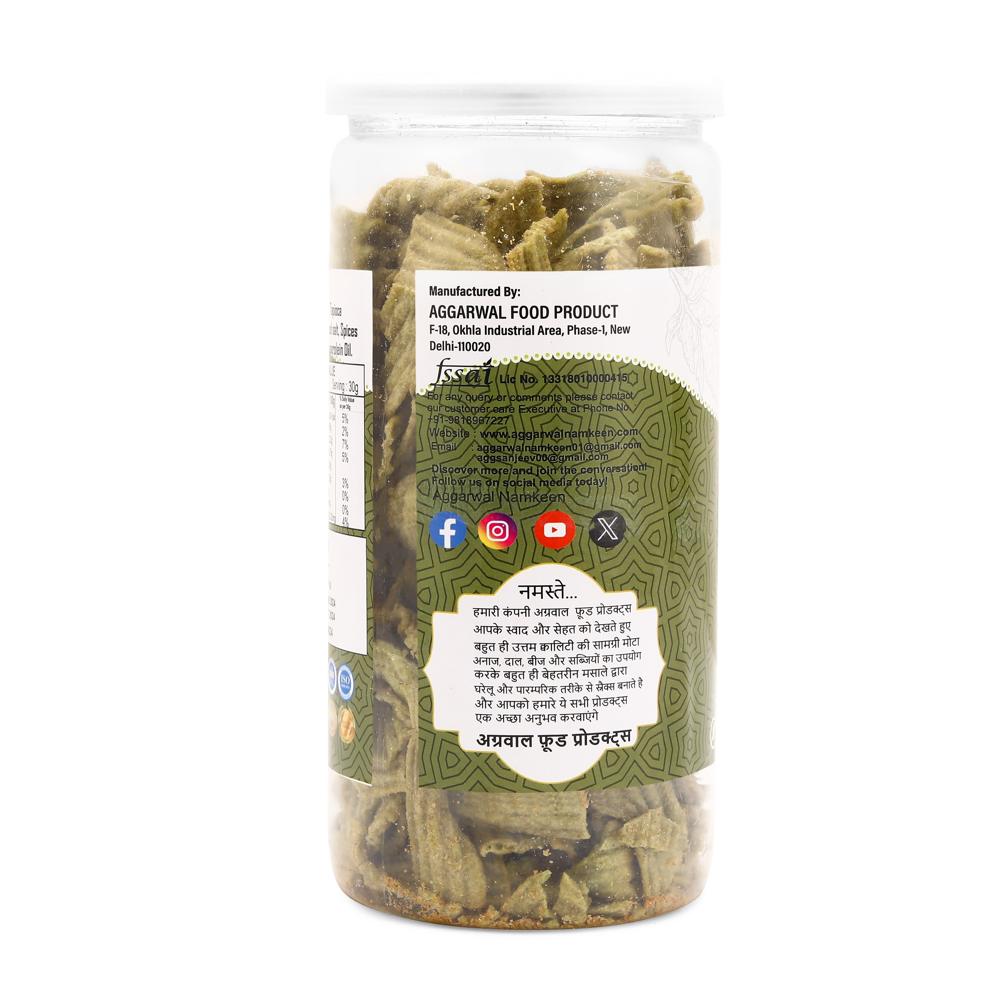 Palak Bhel Chaska  Chips