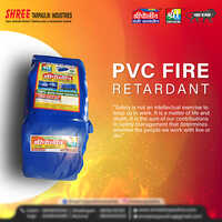 Blue Fire Retardant Tarpaulin