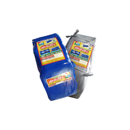 Pvc Coated Fire Proof Tarpaulin - Color: Blue And Gray