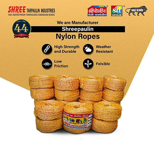 Yellow Nylon Rope - Size: Customized