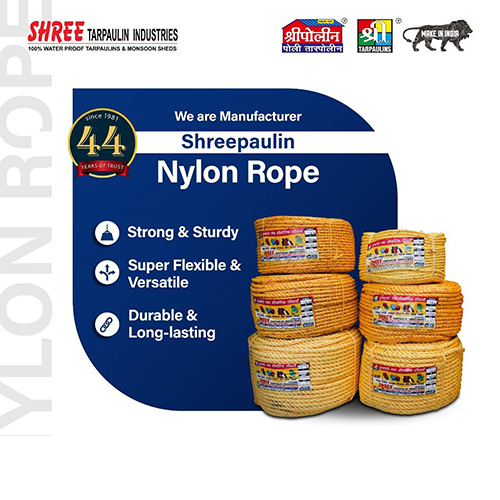 Yellow Nylon Rope - Size: Customized