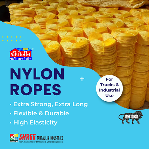 Yellow Nylon Rope - Size: Customized