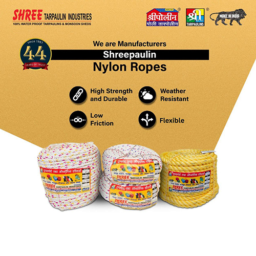 White Nylon Rope - Size: Customized