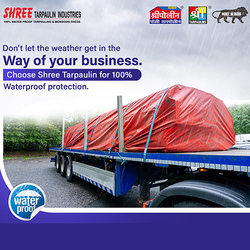Water Proof Truck Tarpaulins - Color: Orange
