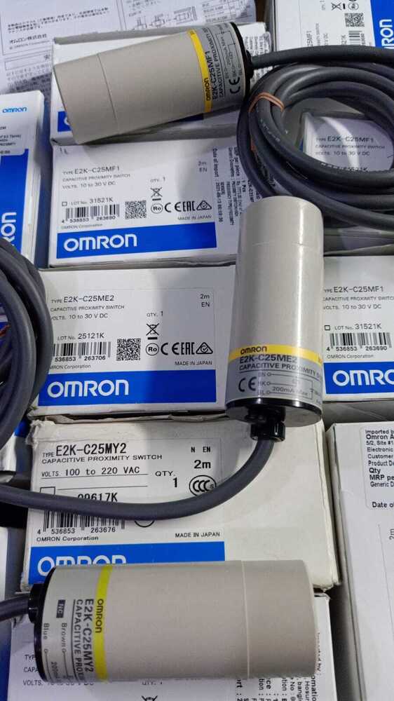 OMRON CAPACITIVE PROXIMITY SEN 10 TO 30VDC, E2K-C25ME2,E2K-X8ME2