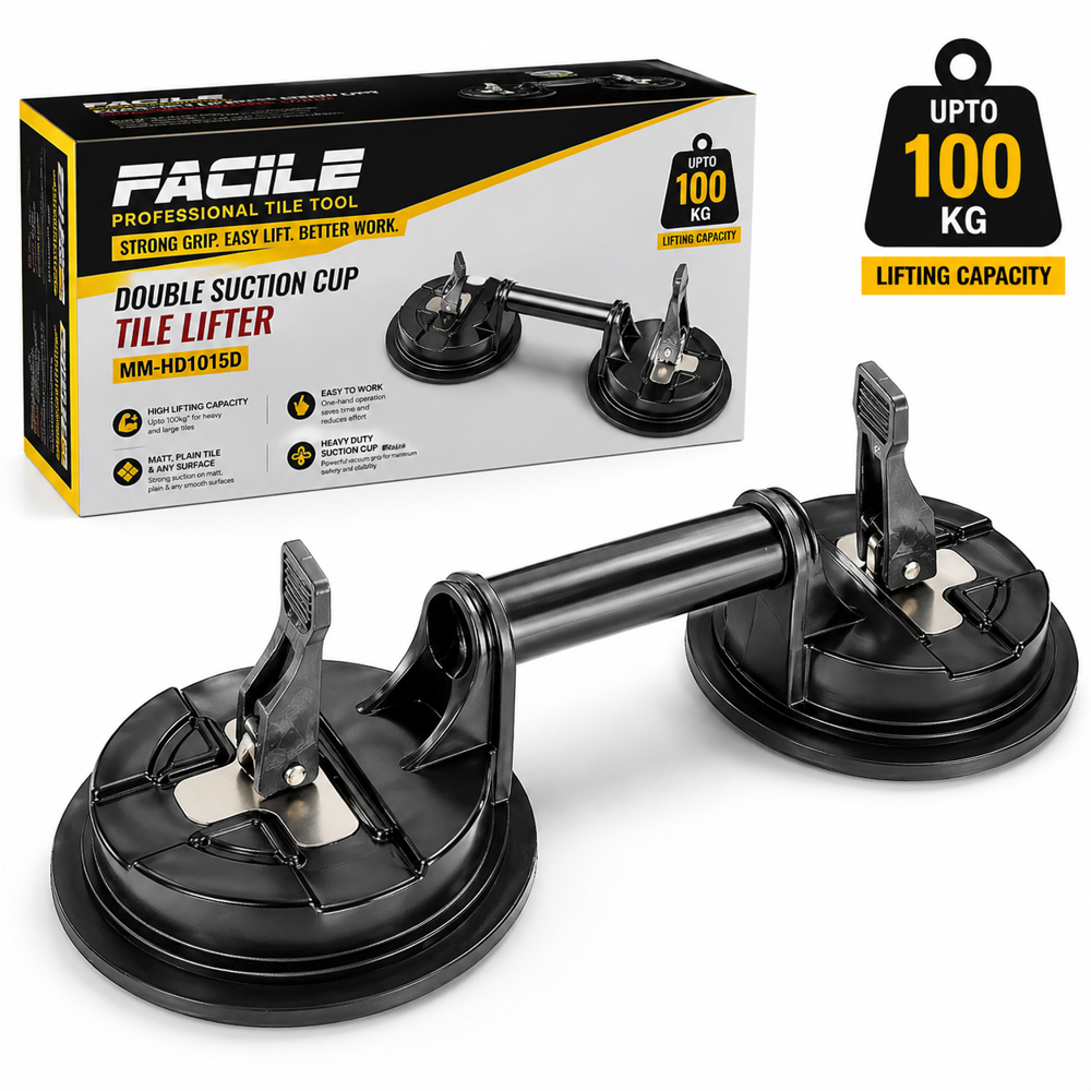 Double suction cup lifter