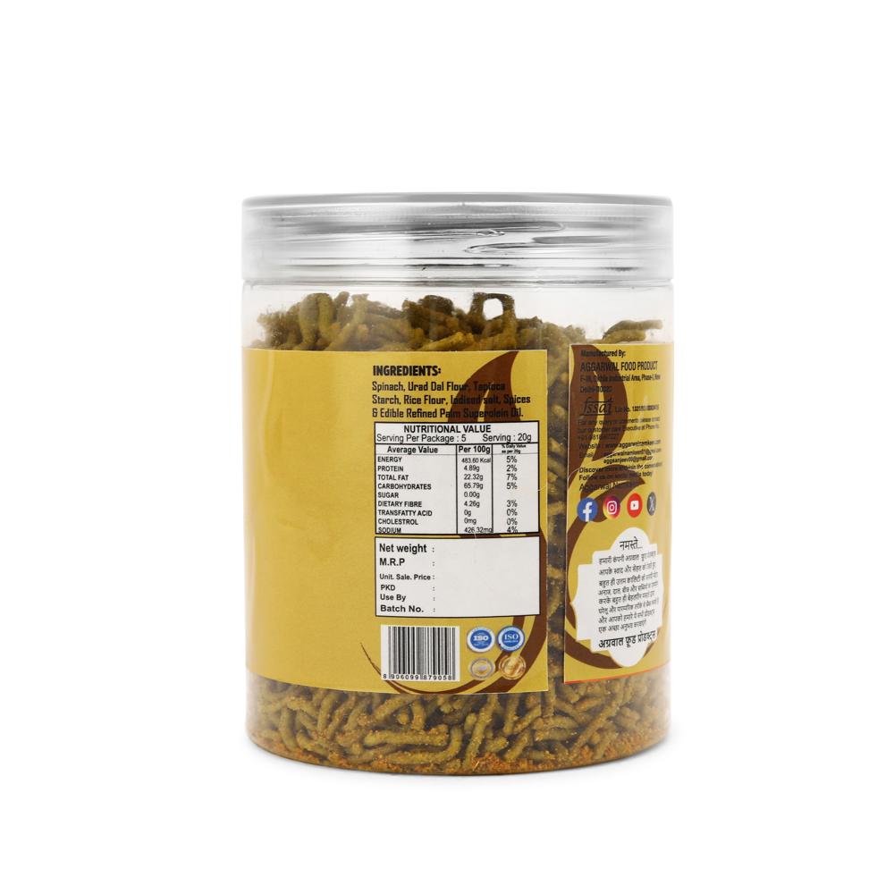 Palak Achari Bhujiya - Feature: No Artificial Colors Or Flavors