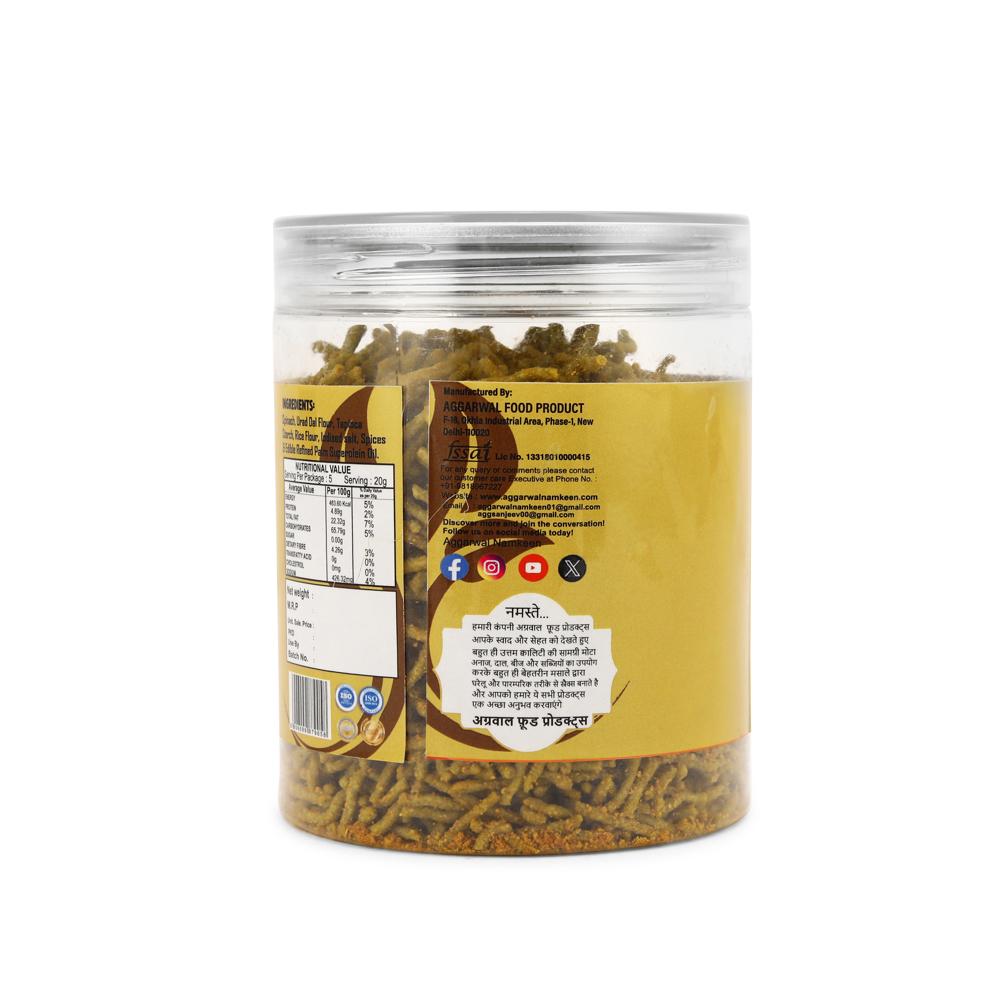 Palak Achari Bhujiya - Feature: No Artificial Colors Or Flavors