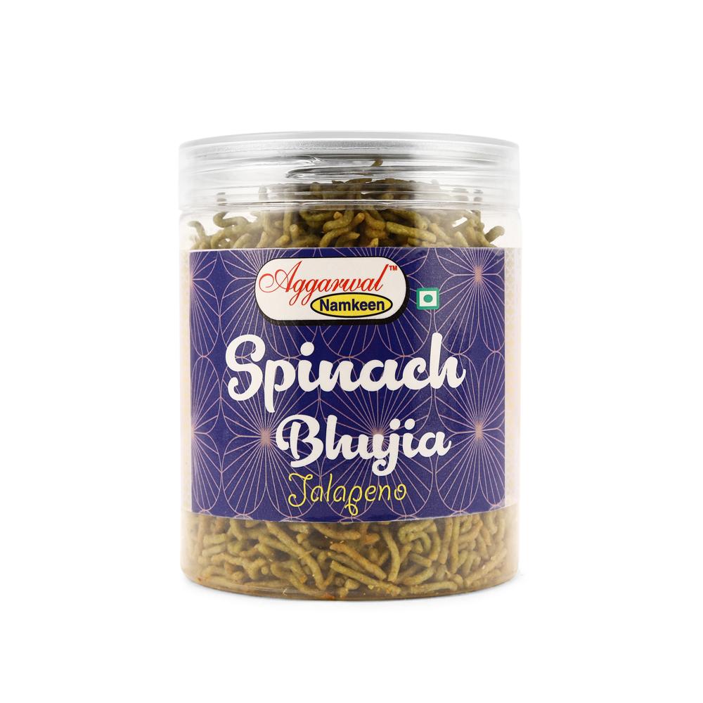 Palak Jalapeno Bhujiya - Feature: No Artificial Colors Or Flavors