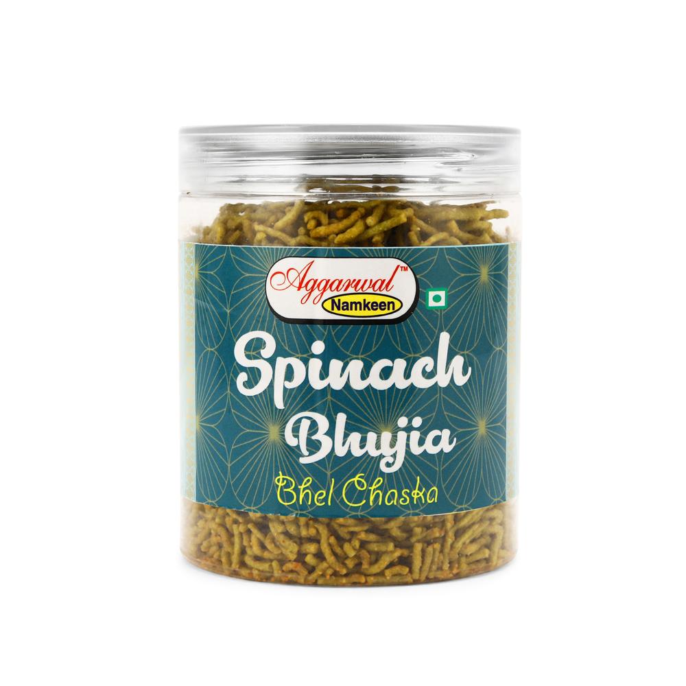 Palak Bhel Chaska Chips - 500g Spicy Masala Snack , No Artificial Colors Or Flavors, 6 Months Shelf Life, Flavorful Experience