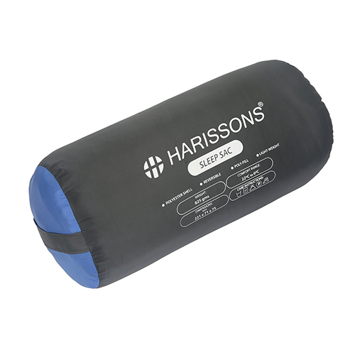 Sleep Sac 225 CM  Royal Black Reversible Sleeping Bag