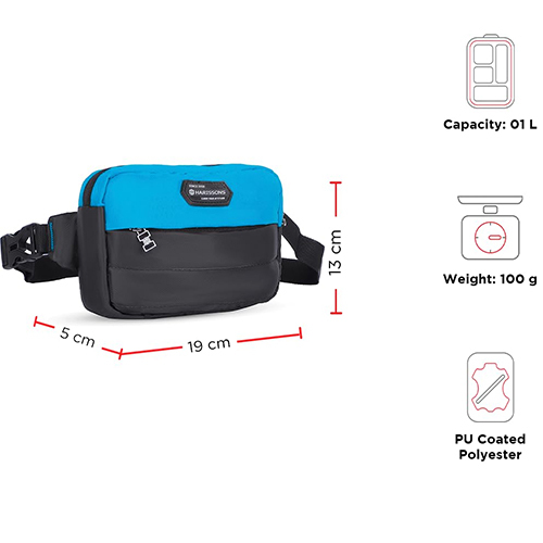 WeePack Cool 1L Sea Green Waist Pack Sling Pouch