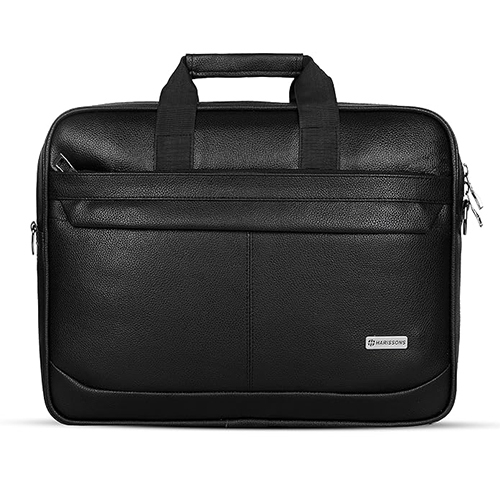 Unisex Vista Sustainable 13L Black Laptop Messenger Bag