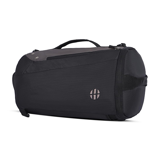 25L Black And Grey Dazzle Sporty Gym Duffle Bag