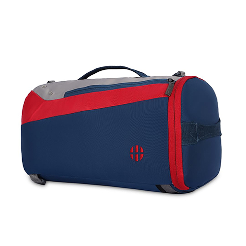 25L Blue And Red Dazzle Sporty Gym Duffle Bag