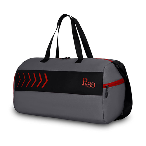 Fabio 23L Grey Lightweight Gym Duffle Bag