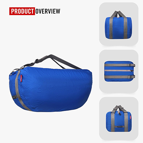 Live It Polyester 49L Royal Blue Duffle Gym Bag