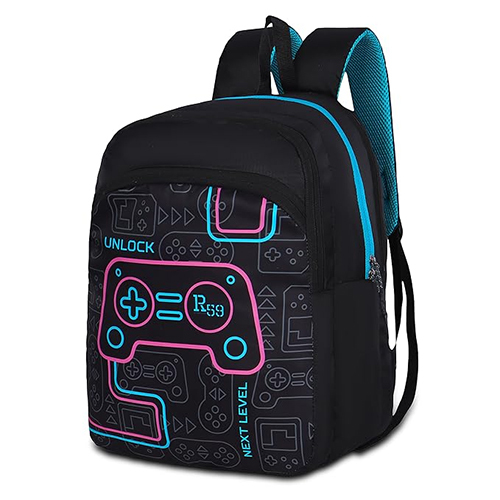 R59 Game-On 20L Black School Backpack