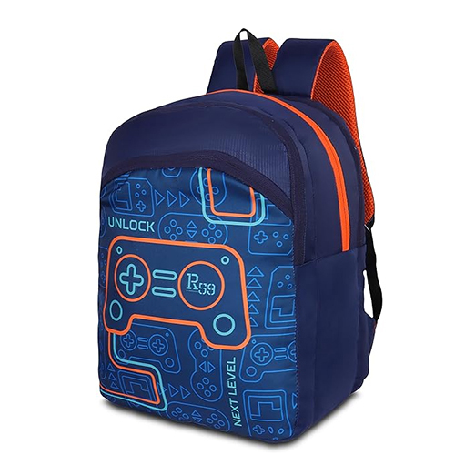 R59 Game-On 20L Navy School Backpack - Capacity: 20 Ltr