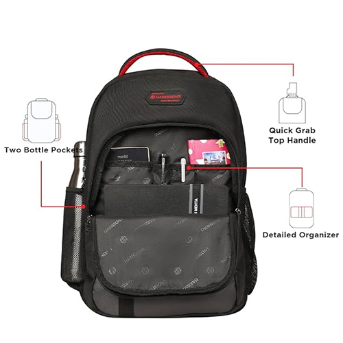 Inno 31 L Black-Red Casual Backpack