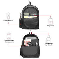 Roadway 29L Black Dark Grey School Bag