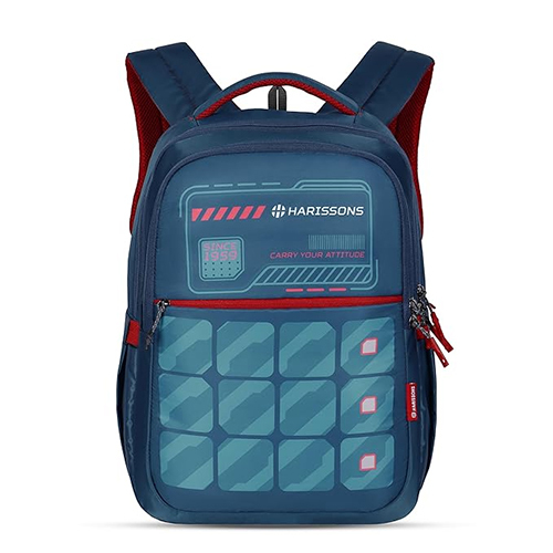 Memo 32L Navy And Green Casual Backpack