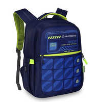 Memo 32L Navy And Green Casual Backpack