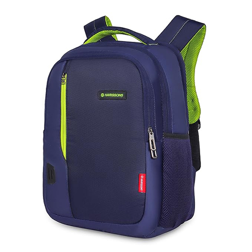 Radio 34 L Navy Green Laptop Backpack