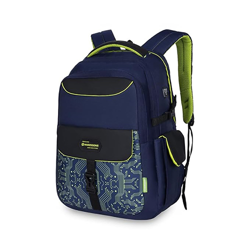 Electrozen 32L Navy Blue-Green Laptop Backpack
