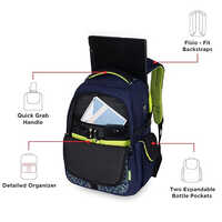 Electrozen 32L Navy Blue-Green Laptop Backpack