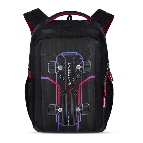 Skater 36L Black And Red Casual Backpack