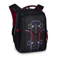 Skater 36L Black And Red Casual Backpack