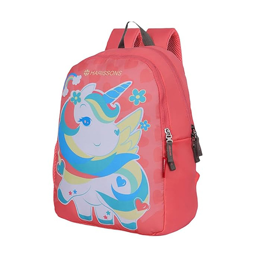 Unicorn Mystical 16L Coral Primary School Backpack - Capacity: 16 Ltr
