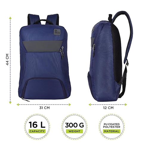 R59 Byte 18L Navy Laptop Backpack