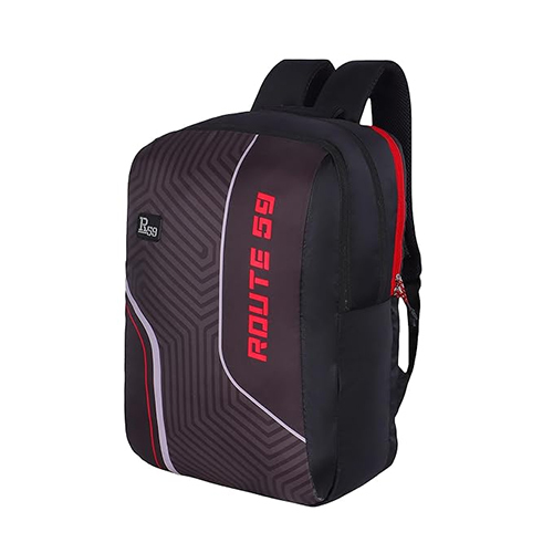 R59 Chad 30L Black-Red Casual Backpack
