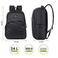 R59 Tribex 24L Black-Grey Lightweight And Durable Casual Backpack