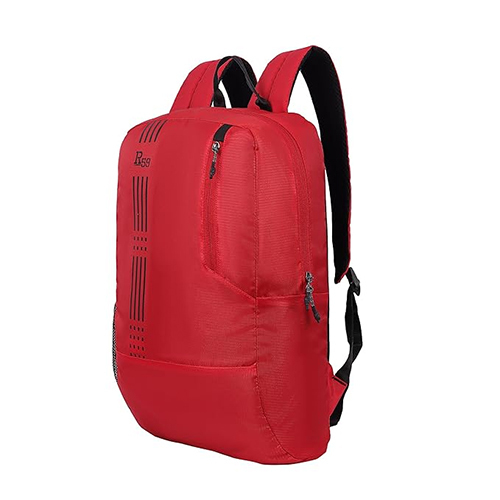 R59 Grid By Harissons 19L Red-Black Lightweight And Durable Casual Backpack
