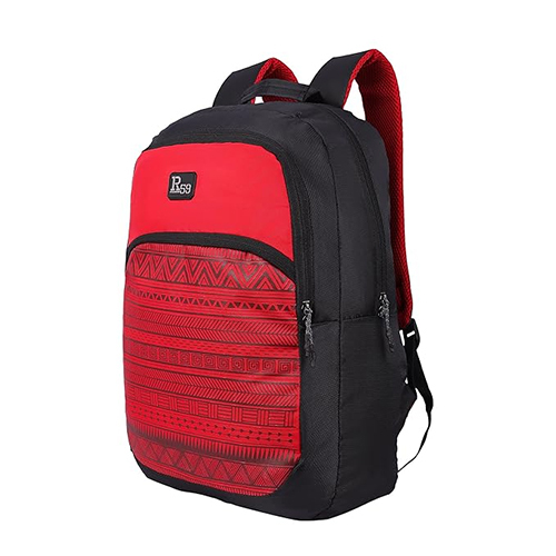 R59 Tribex 24L Black-Red Lightweight And Durable Casual Backpack